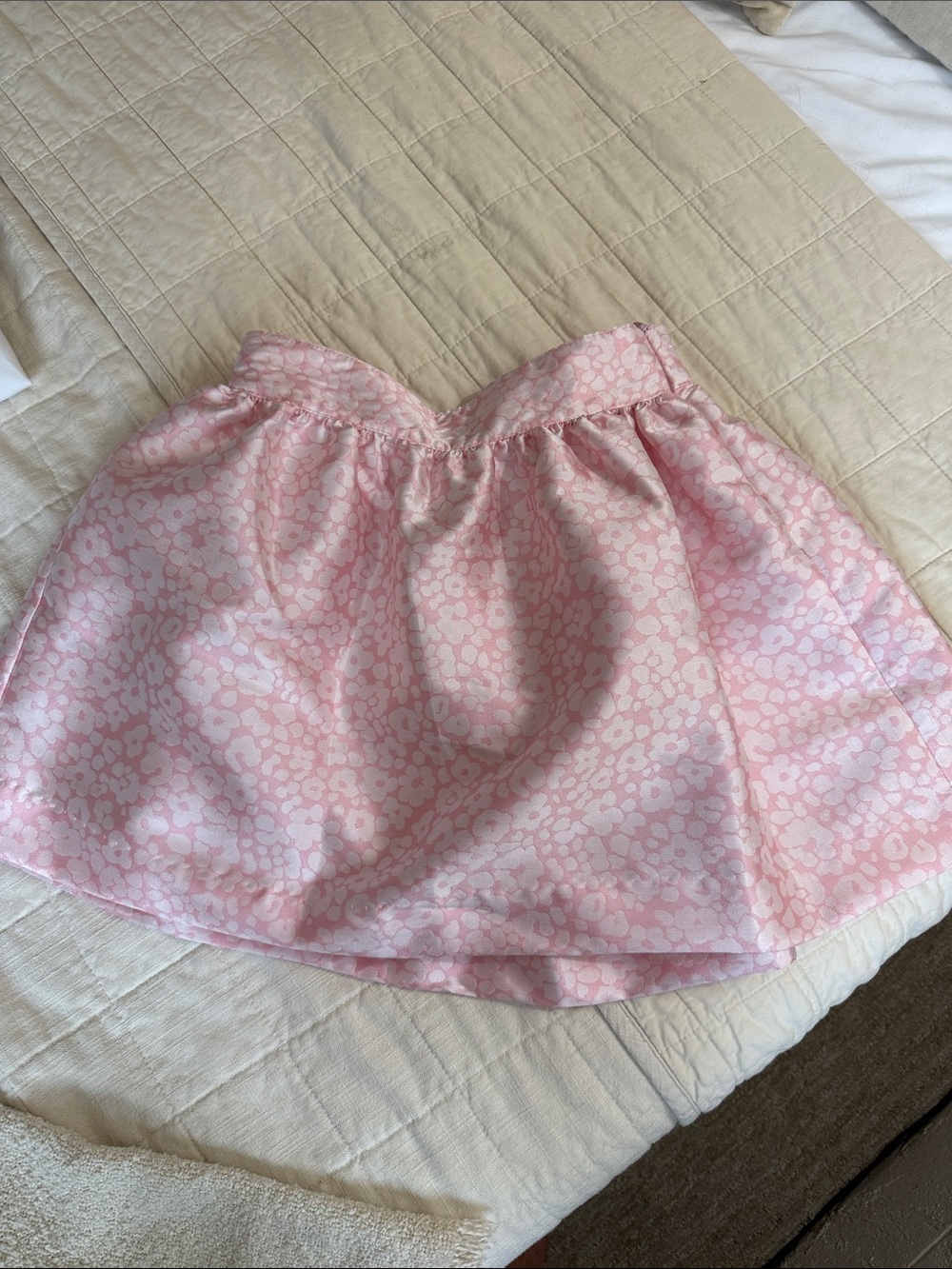 Bella Bliss girls jacquard A-line skirt, size 7
